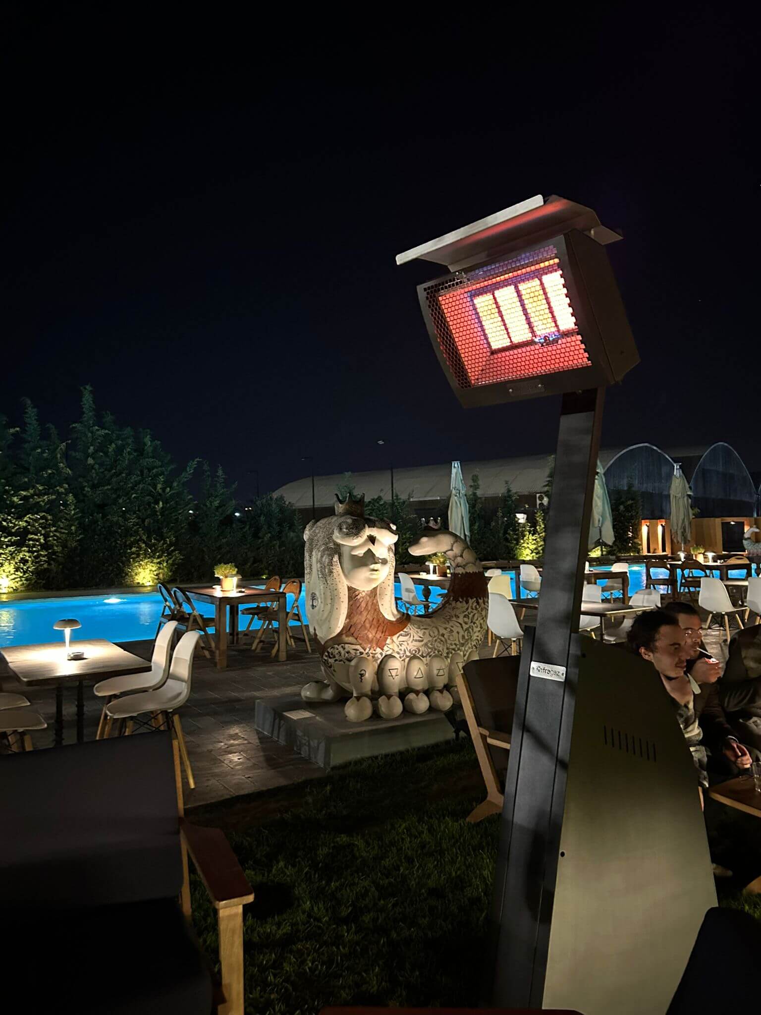 mira patio ayaklı tüplü ısıtıcı