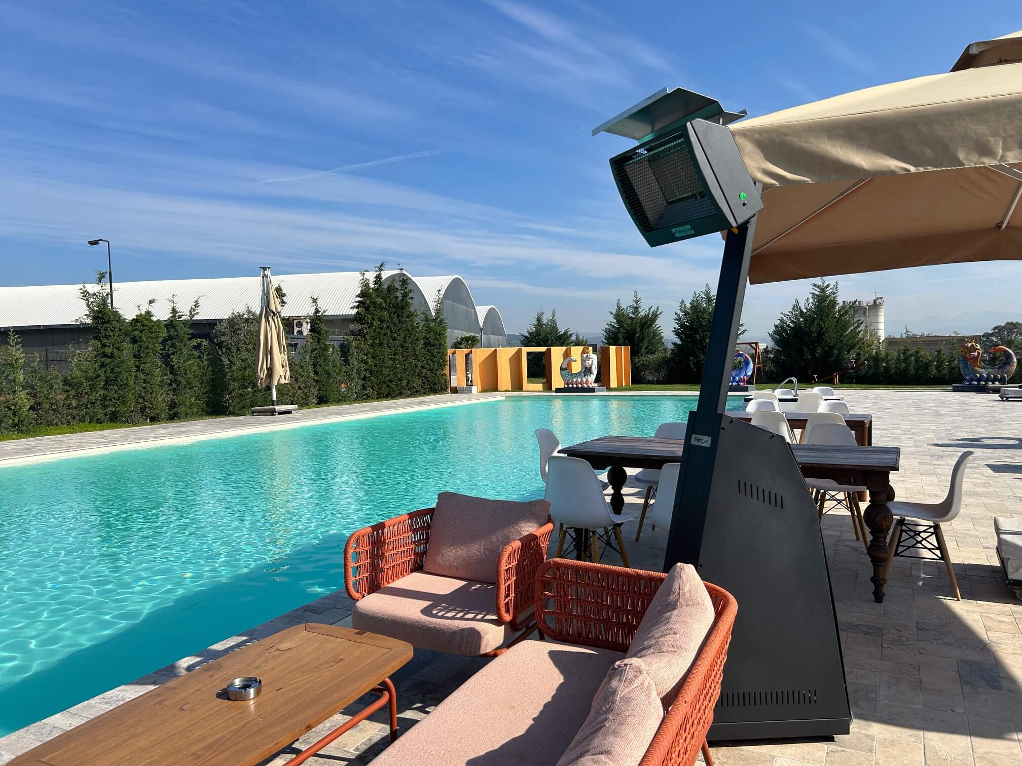 mira patio ayaklı tüplü ısıtıcı